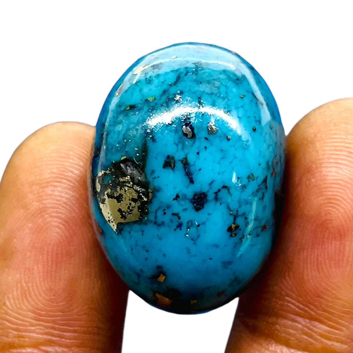 Cts Natural Turquoise Oval Top Quality Loose