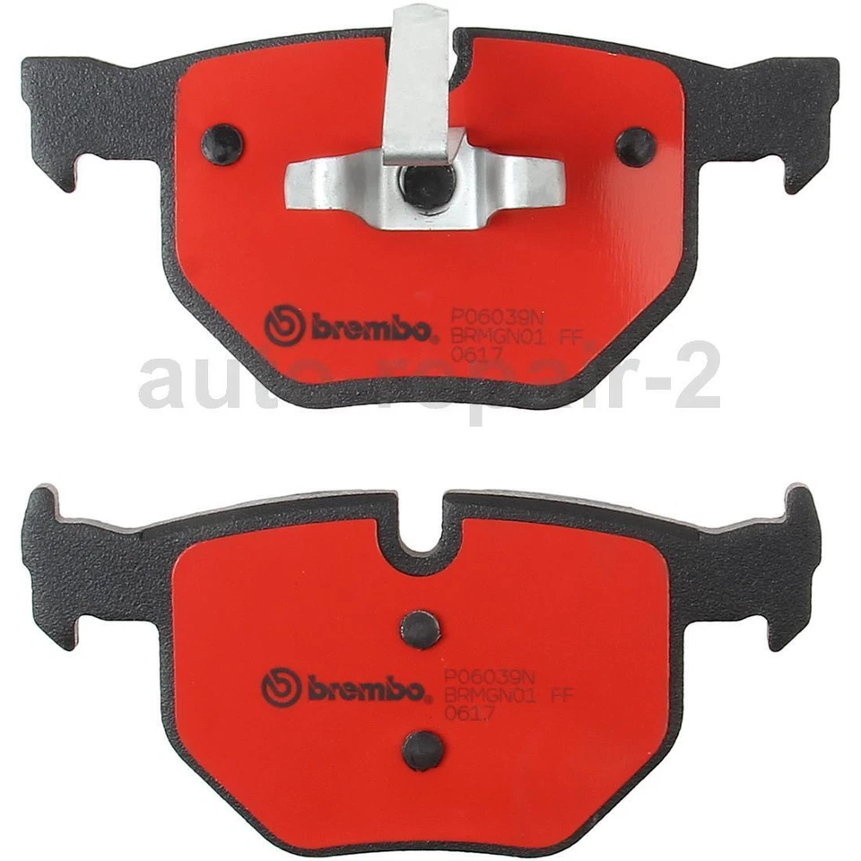 Juego de pastillas de freno de disco delanteras traseras para BMW 335d Brembo 2009~2011 Foto 3 de 4