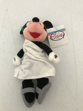 DISNEY STORE TOGA ROMAN MICKEY MOUSE BEAN BAG PLUSH STUFFED TOY WITH TAG