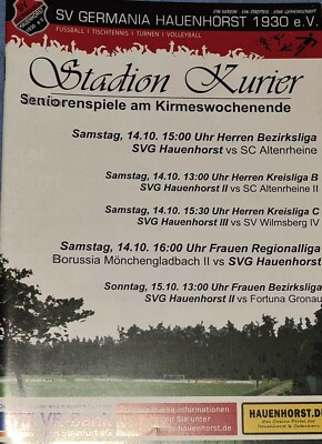 2017/18 Bezirksliga SVG Hauenhorst - SC Altenrheine