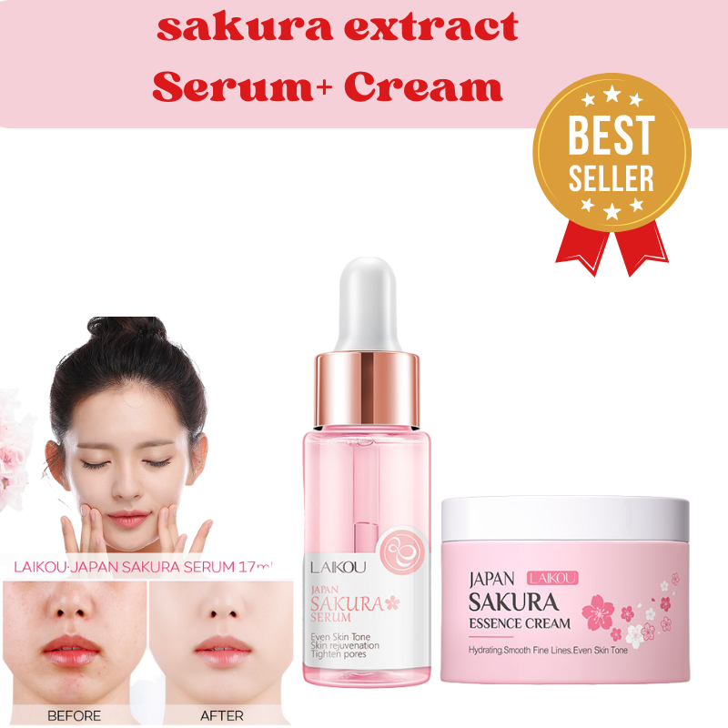 Serum Cream Moisturizing Anti-aging Brightening Skincare Set Healthy Skin Daily-image