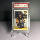 1985 Topps Mario Lemieux Rookie Card RC #9 PSA 8 Near Mint-Mint Penguins