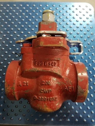 Flowserve Nordstrom 1-1/2" Threaded Plug Valve Fig. B142 200-CWP D-3001052