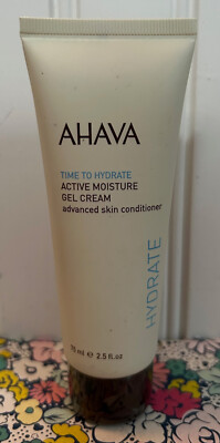 AHAVA ACTIVE MOISTURE GEL CREAM 2.5 oz SEALED face TIME TO HYDRATE