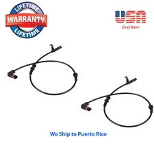 2PC Front ABS Wheel Speed Sensor 2049052905 For 2008-2015 Mercedes Benz C250 350