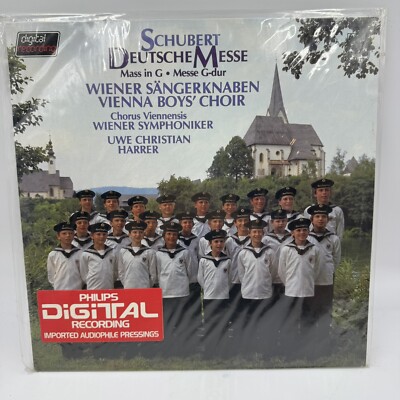 Schubert Deutsche Messe Wiener Sangerknaben Vienna Boy's Choir LP Vinyl Record