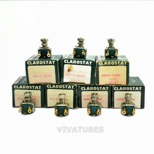 Lot of 7x NOS NIB Clarostat 500K Short Shaft Potentiometers