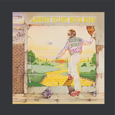 ELTON JOHN GOODBYE YELLOW BRICK ROAD ALBUM COVER POSTER PRINT A49