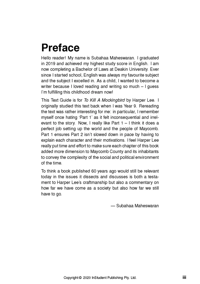 ATAR Notes Text Guide: To Kill A Mockingbird - image 2 of 4