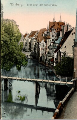 Blick nach der Karisbrücke View toward the Karis Bridge Nurnberg Foot Bridge PC