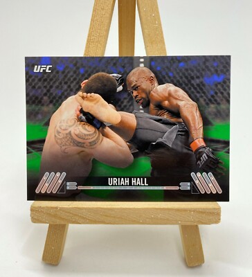 2017 Topps UFC Knockout Green Parallel 026/215 Uriah Hall #66 Karte