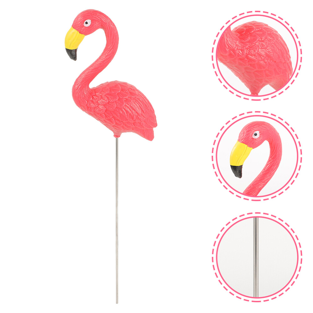 4 Decorazioni Fenicottero Resina Per Giardino - Fenicotteri Rosa Per Esterno, Piscina, Casa, Cortile