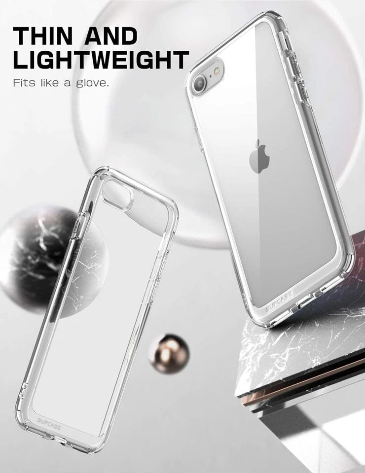 SUPCASE for Apple iPhone SE (2022/2020) & iPhone 7 8, Slim Bumper Case Cover - Image 3 of 4