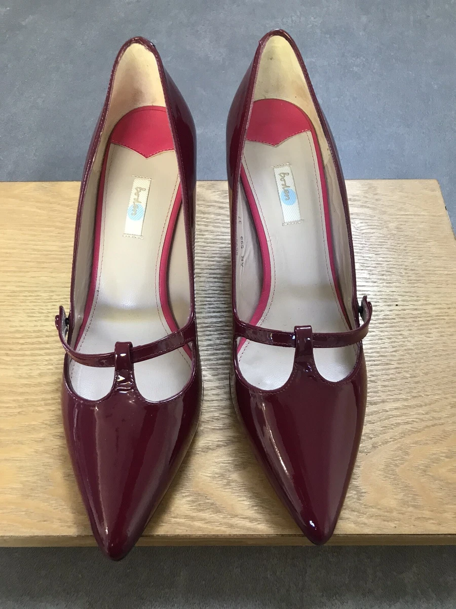 Boden leather t bar cheap flats