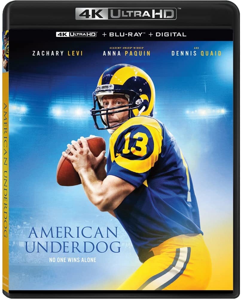 American Underdog [4K UHD+BD+Digital] (Blu-ray) Ser'Darius Blain - Mike Hudnutt