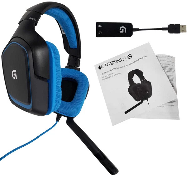 konkurs marxisme Kiks Logitech G430 DTS Headphone: X and Dolby 7.1 surround - Sound Noise  Cancelling 400001880586 | eBay