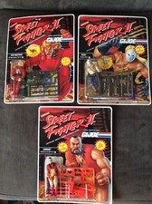 HASBRO G.I. JOE CAPCOM STREET FIGHTER II ACTION FIGURE LOT (3)VEGA, ZANGIEF, KEN