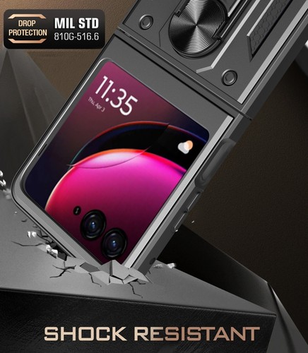 For Motorola Razr 60 50 40 Ultra Case Shockproof Armor Ring Stand Phone Cover - Picture 8 of 35