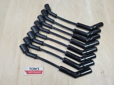 Black Ceramic LS Spark Plug Wire Set 45* Corvette Camaro GMC Sierra Silverado
