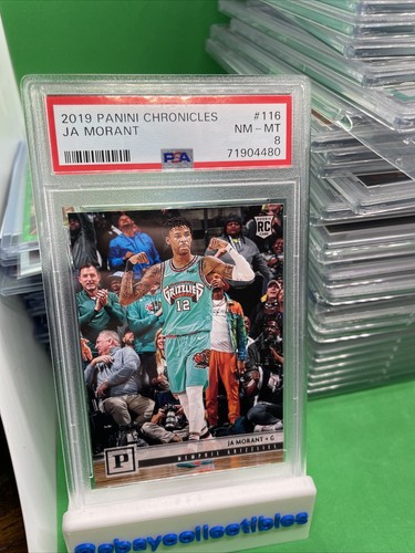 JA MORANT Young Dolph Key Glock Rookie Card 116 PSA 8 Grizzlies 
