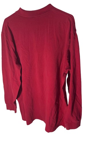Polo de Colección de Ralph Lauren Para Hombres Manga Larga Polo Talla XL Rojo  - Imagen 2 de 5