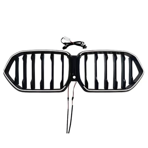 Auto Frontstoßstange Gitter Kühlergrill W/Licht Für BMW X6 G06 2019-2023 2020 - Picture 2 of 6