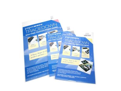 Frisk Transparentpapier - Graphit Blau Rot Gelb Weiß - A4 / A3 - 1 / 5 Blatt