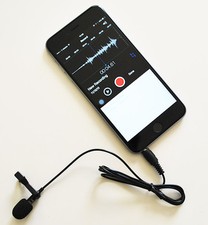 Lavalier Lapel Mic for iPhone/iPad/Android/Smartphones 3.5mm Stereo Connector
