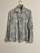 Zara Women's Shirt Black and White Size M