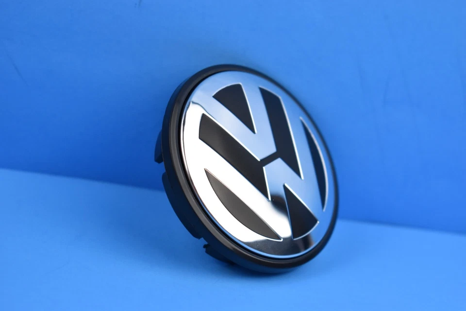 Nuevo Volkswagen Touareg 2004-2010 70 mm 2,7" tapacubos central logotipo 7L6601149B ✅ Foto 3 de 4