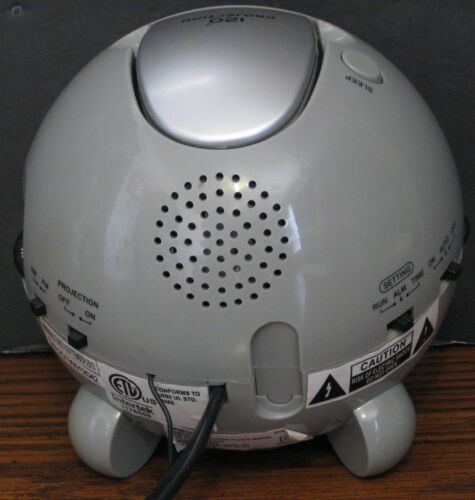 Jensen LED Projector Alarm Clock AM FM Radio JCR-222 - Gray - Picture 4 of 8