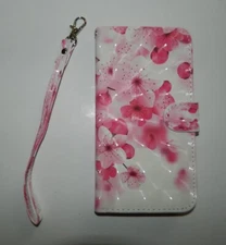 Moto G7 Play CHERRY BLOSSOM Cell Phone Case Cover Wallet NEW  