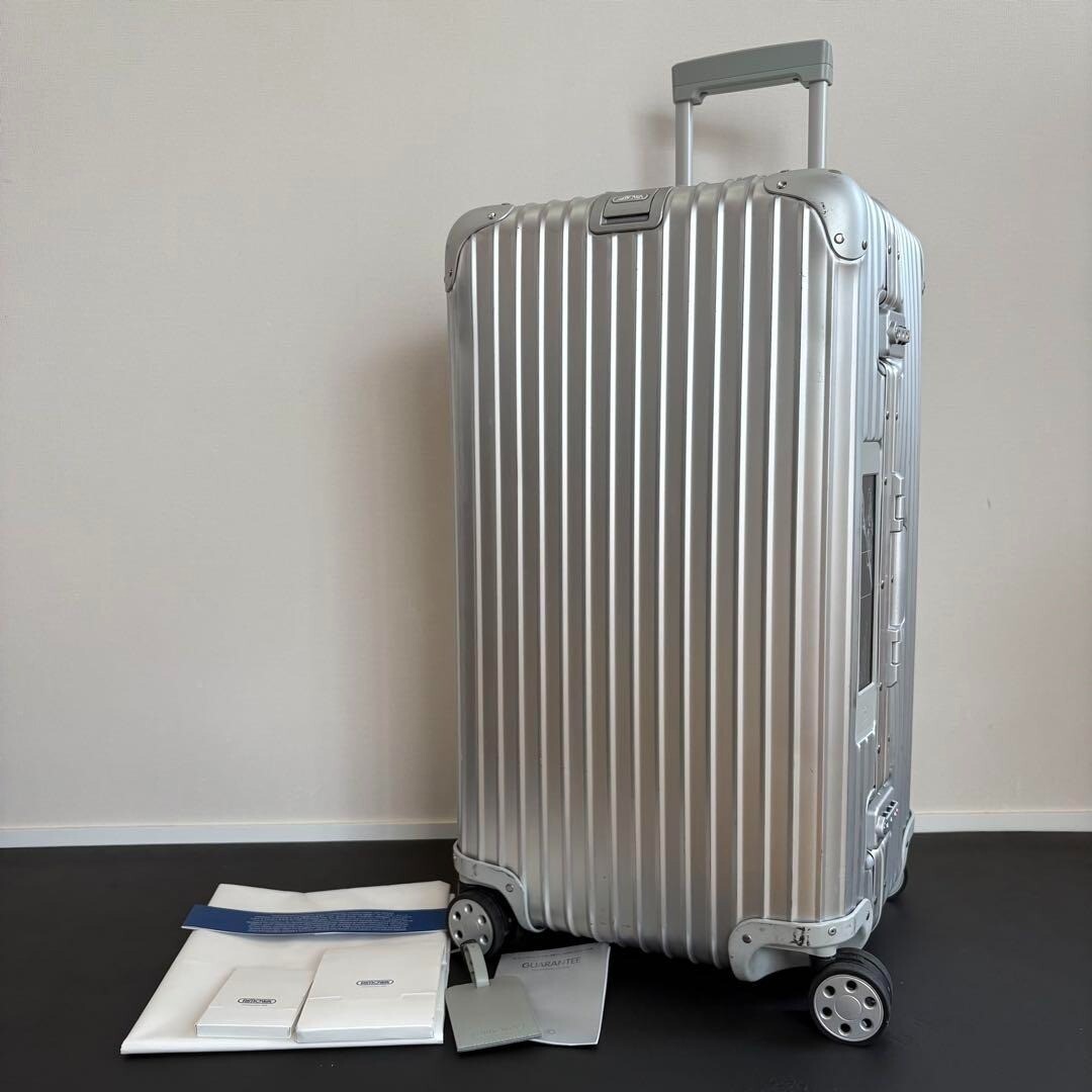 Rimowa Topas Sport 89L Silver 4-wheels Carry Case Suitcase | eBay