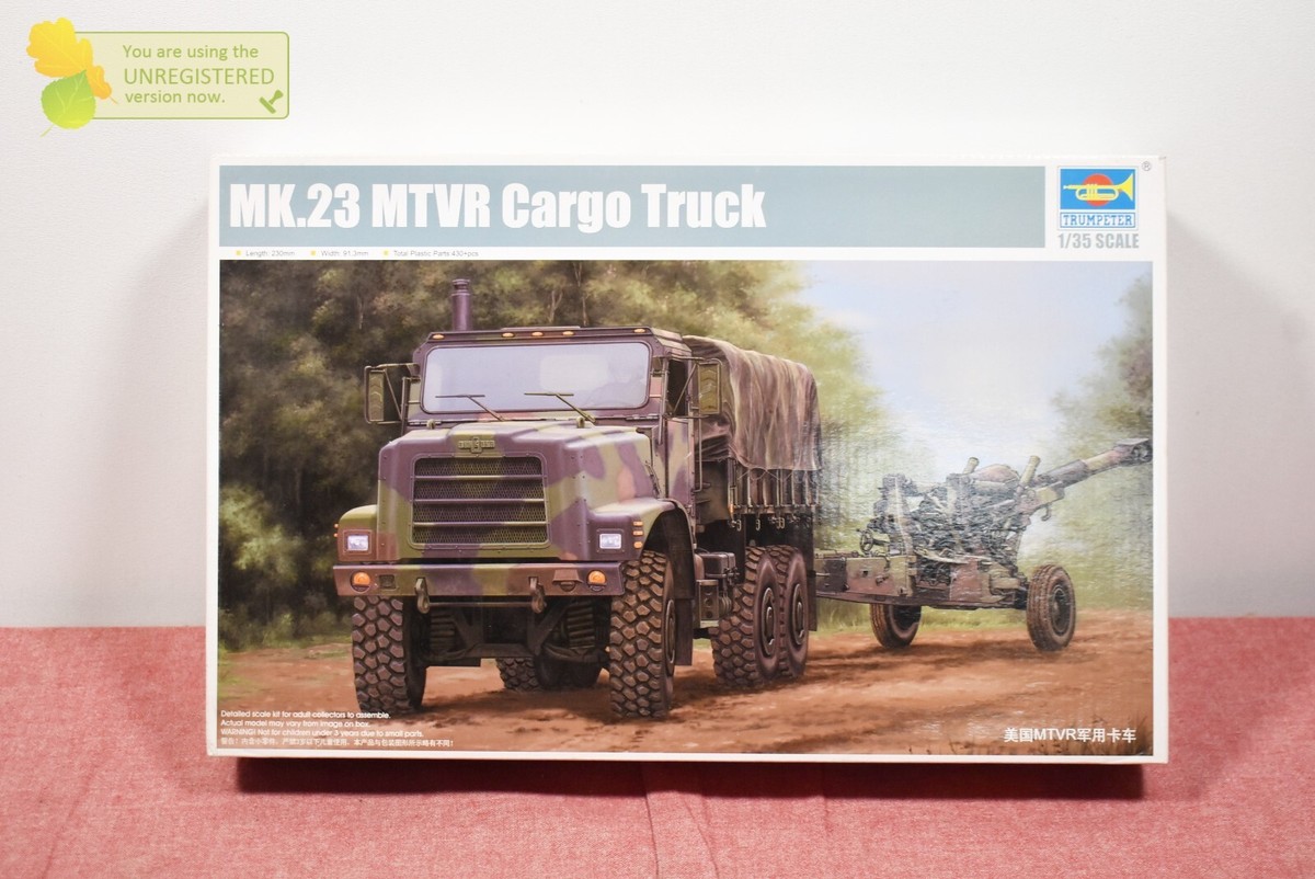 TRUMPETERプラモデル MK.23 MTVR Cargo Truck Trumpeter MK.23 MTVR Cargo Truck Model Kit 1/35 Scale