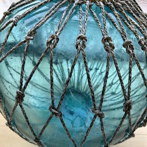 Large Glass Fishing Float Buoy Ball Japanese Interior Vintage Glass Ball 48cm JP - Picture 12 of 24