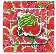 Watermelon Sticker 50 Pack Funny Fruit Cute Food Decals Waterproof Adhesive New