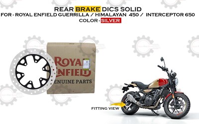 Royal Enfield Guerrilla/Himalayan 450 & Interceptor 650 Solid Disk Brake Rear