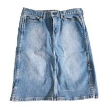 Lucky Brand Vintage Blue Jeans Skirt Womens Sz 8/29 Dungarees Made in USA