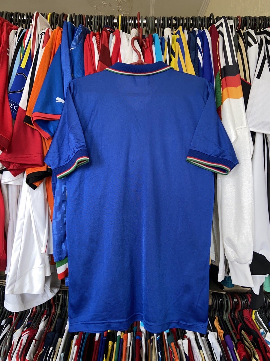 1986年 イタリア代表 ユニフォーム サッカー ワールドカップ ディアドラ O ITALY 1986 1990 HOME FOOTBAL SHIRT SOCCER JERSEY DIADORA sz M MEN