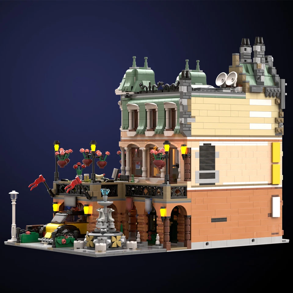 MOC: Garden Palace Restaurant with Interior Modular Building 4552 Pieces - Image 3 of 4