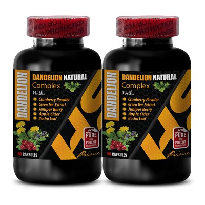 digestion food - DANDELION ROOT - antioxidant supplements 2BOTTLE