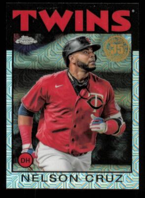 2021 Topps Update Silver Pack 1986 Topps Chrome Baseball Nelson Cruz Minnesota