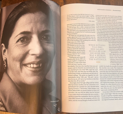 Ruth Bader Ginsburg Time Magazine Commemorative Edition 1933-2020 Principle Life - Picture 4 of 7