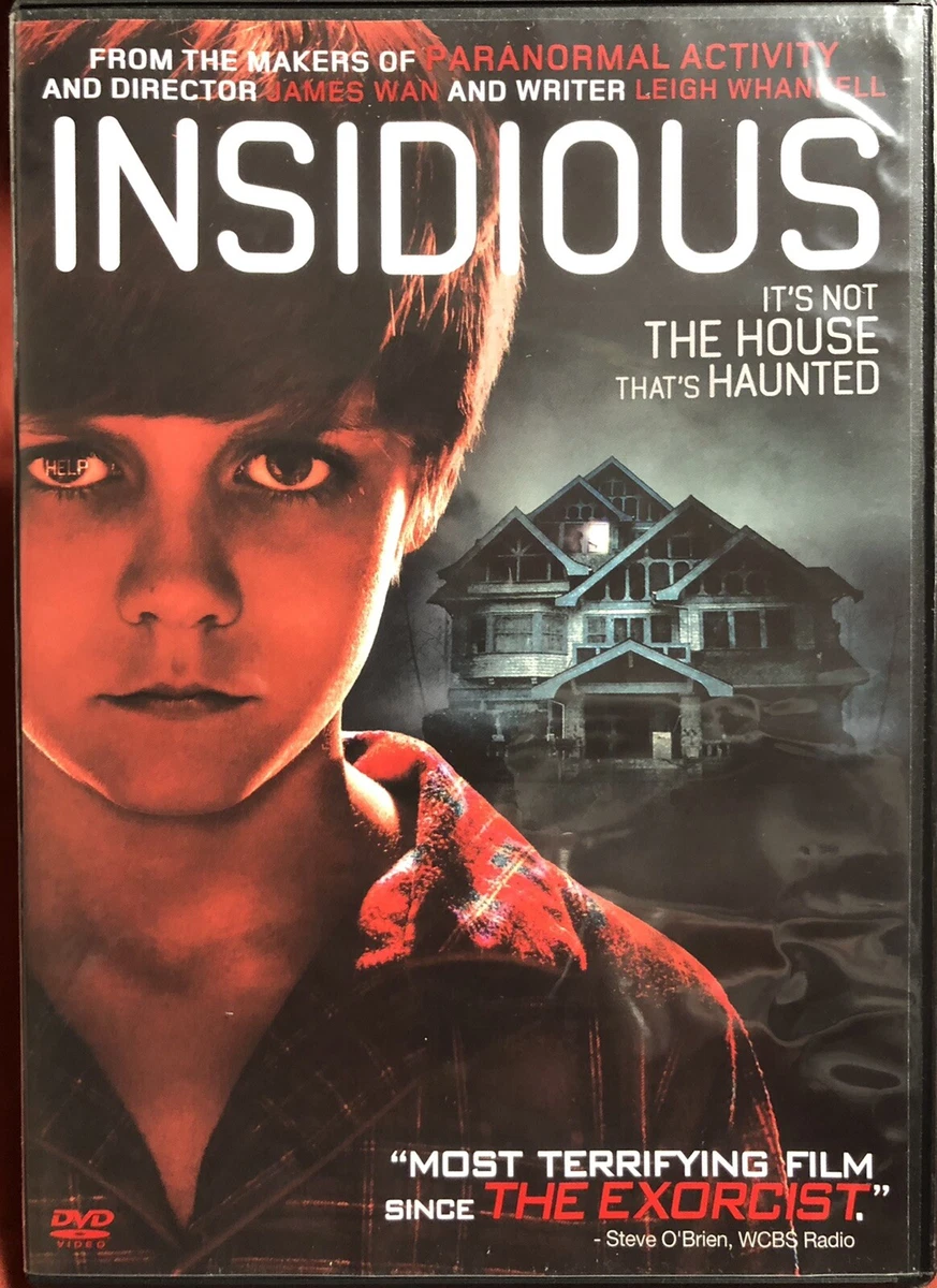 Insidious Movie DVD Video Scary Paranormal Horror Film Rated PG 13