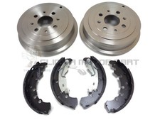 Vauxhall Corsa D 1.2 Sxi 06-14 Rear 2 Brake Drums Shoes Set 8 Drum Models