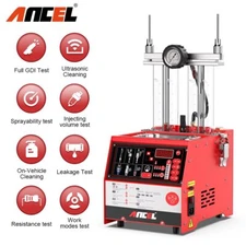 ANCEL AJ400 GDI EFI TSI Fuel Injector Cleaner Tester Ultrasonic Cleaning Machine