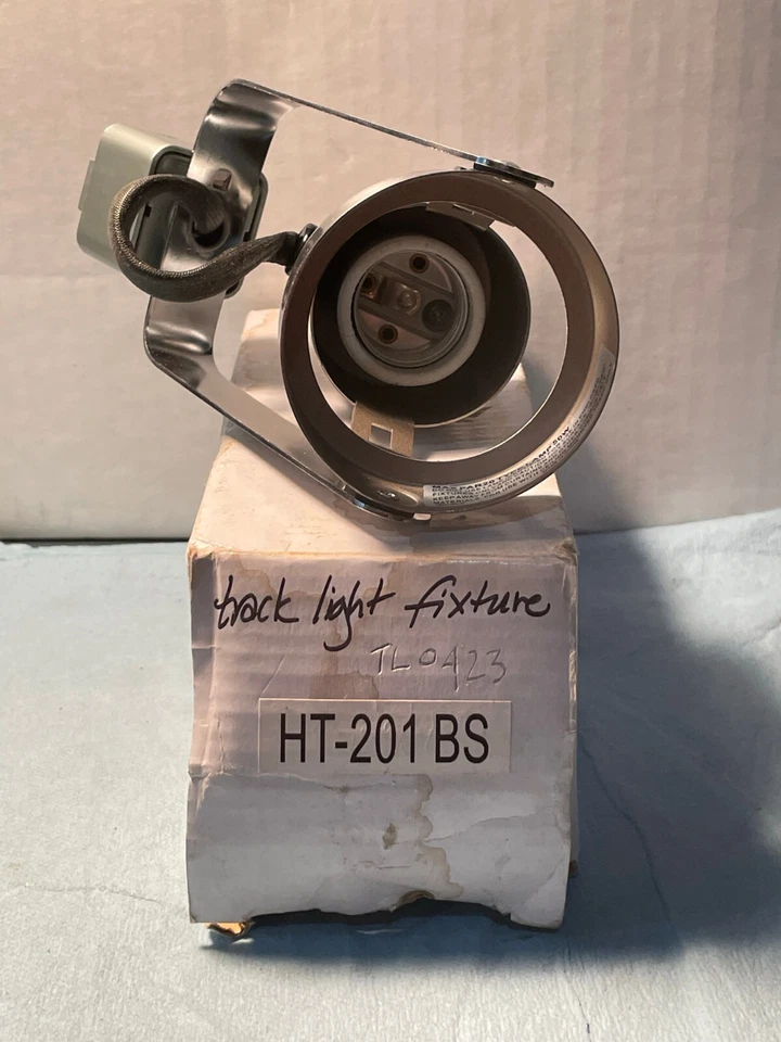 Cal Lighting HT-201-BS 120V, Par20, 50W Max, accesorio de pista, acero cepillado - NUEVO Foto 2 de 4