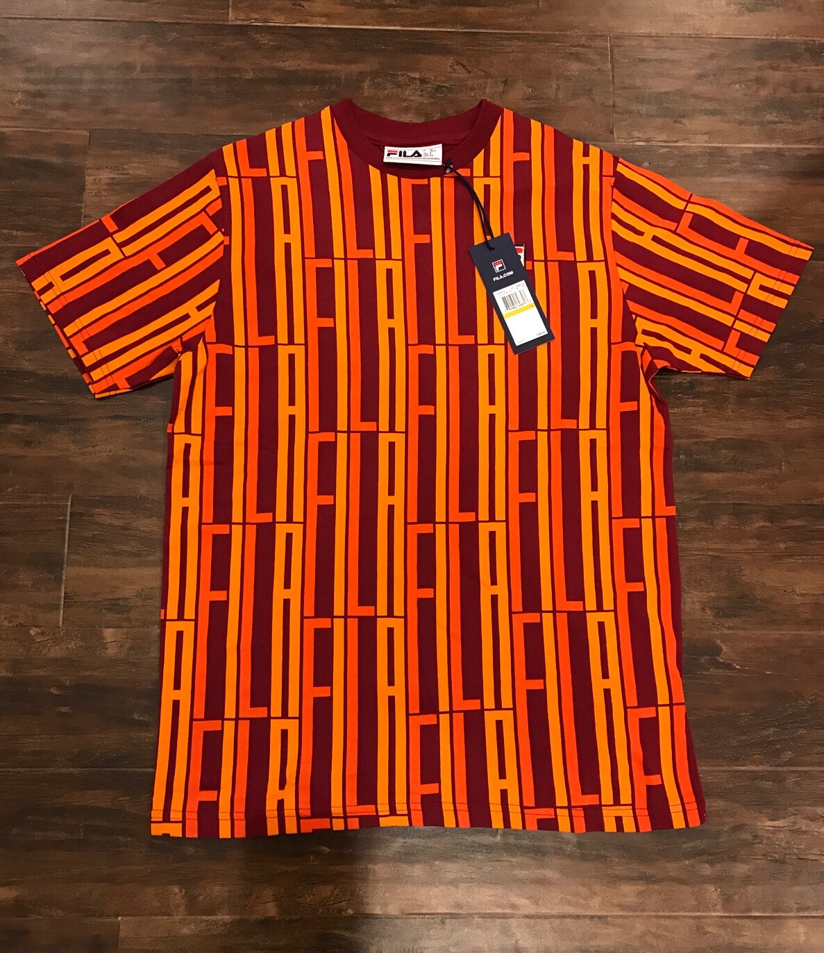 fila t shirt orange