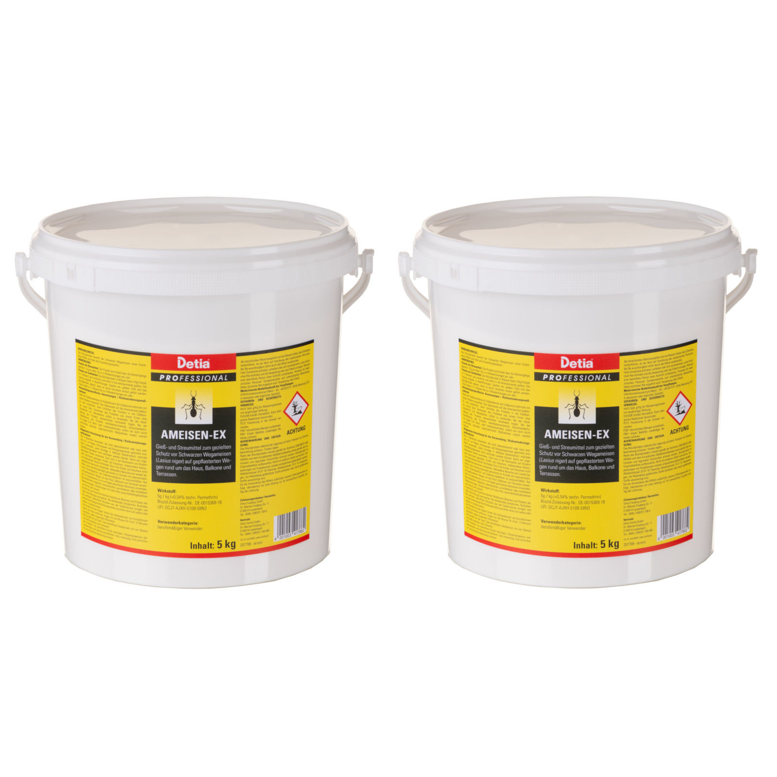 Detia-Ameisen-Ex Ameisengift 10kg (2x 5kg) Ameisenköder Ameisenmittel Bekämpfung