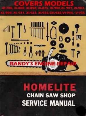 Manuale Di Servizio E Manutenzione Per Motosega Homelite - Foto 3